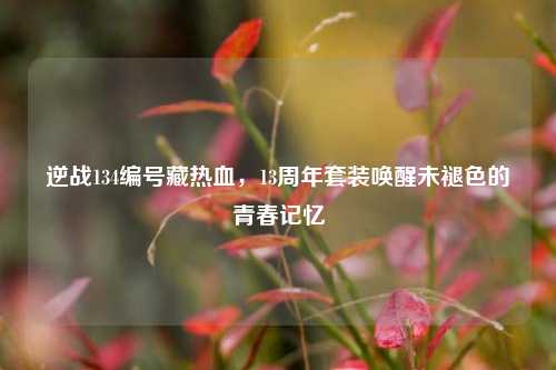 逆战134编号藏热血，13周年套装唤醒未褪色的青春记忆
