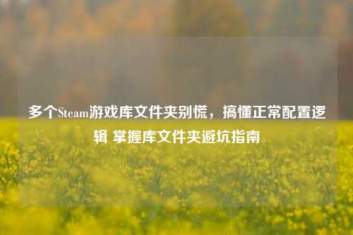 多个Steam游戏库文件夹别慌,搞懂正常配置逻辑 掌握库文件夹避坑指南