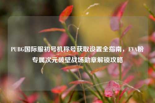 PUBG国际服初号机称号获取设置全指南,EVA粉专属次元破壁战场勋章解锁攻略