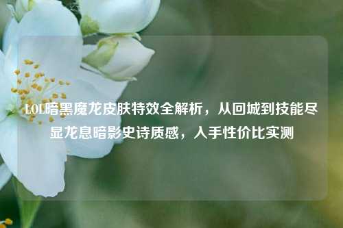 LOL暗黑魔龙皮肤特效全解析,从回城到技能尽显龙息暗影史诗质感,入手性价比实测