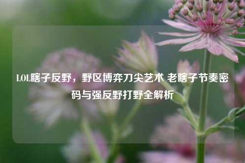 LOL瞎子反野,野区博弈刀尖艺术 老瞎子节奏密码与强反野打野全解析