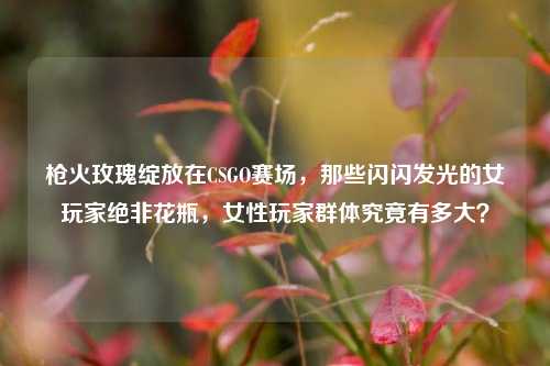 枪火玫瑰绽放在CSGO赛场,那些闪闪发光的女玩家绝非花瓶,女性玩家群体究竟有多大?