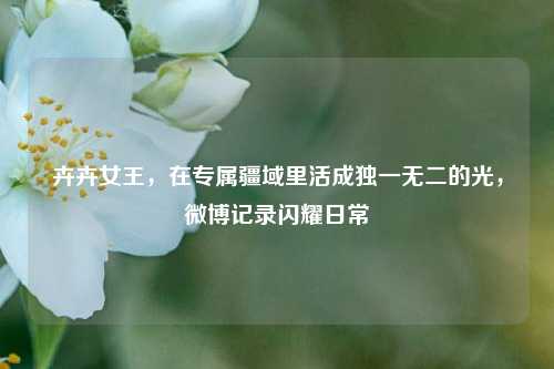 卉卉女王,在专属疆域里活成独一无二的光,微博记录闪耀日常
