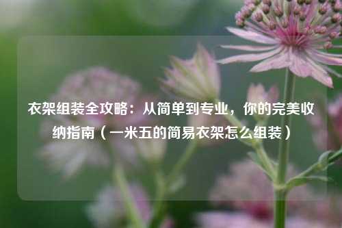 衣架组装全攻略:从简单到专业,你的完美收纳指南(一米五的简易衣架怎么组装)